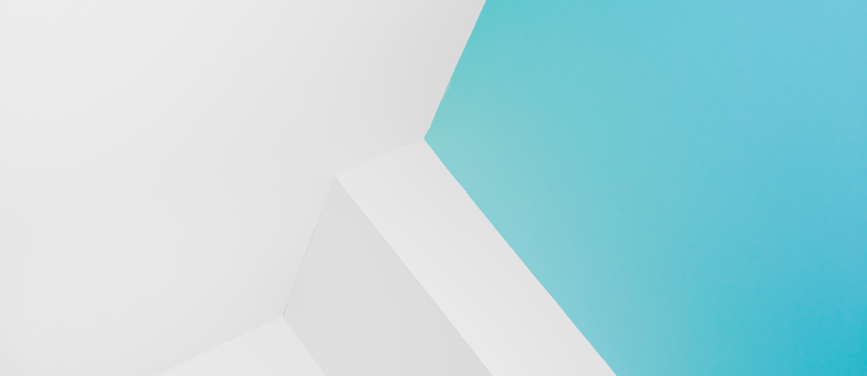 Teal blue white background